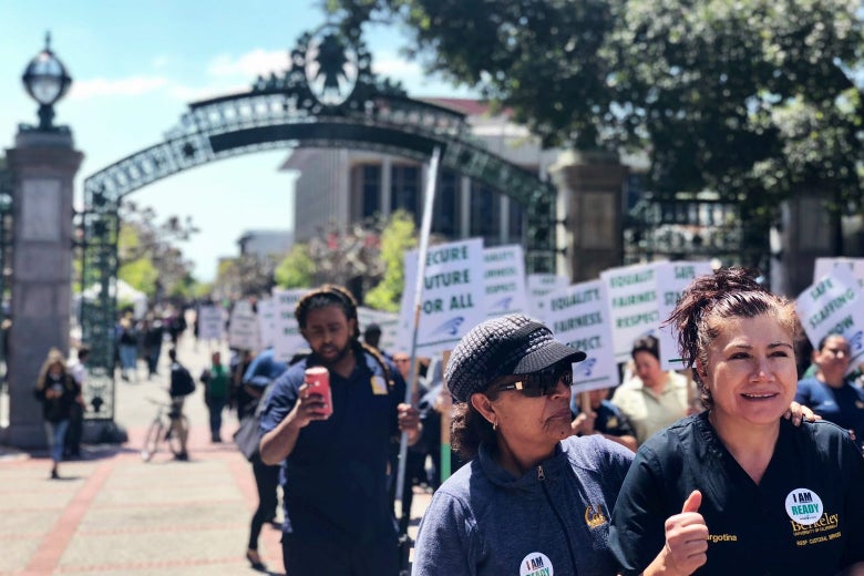 Protest in Berkeley, California.